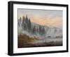 The times of Day: the Morning, 1821-1822 (Oil on Canvas)-Caspar David Friedrich-Framed Giclee Print