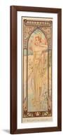 The Times of the Day: Brightness of Day, 1899-Alphonse Mucha-Framed Premium Giclee Print