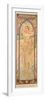 The Times of the Day: Brightness of Day, 1899-Alphonse Mucha-Framed Giclee Print