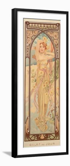 The Times of the Day: Brightness of Day, 1899-Alphonse Mucha-Framed Giclee Print