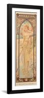 The Times of the Day: Brightness of Day, 1899-Alphonse Mucha-Framed Giclee Print