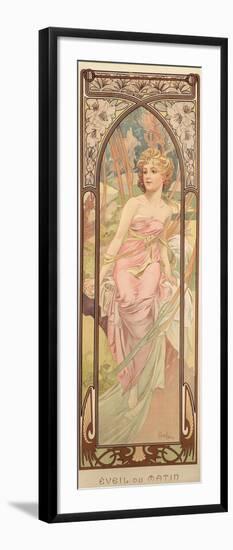 The Times of the Day: Morning Awakening, 1899-Alphonse Mucha-Framed Giclee Print