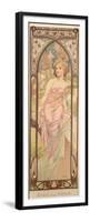 The Times of the Day: Morning Awakening, 1899-Alphonse Mucha-Framed Premium Giclee Print