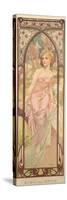 The Times of the Day: Morning Awakening, 1899-Alphonse Mucha-Stretched Canvas