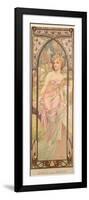 The Times of the Day: Morning Awakening, 1899-Alphonse Mucha-Framed Giclee Print