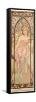 The Times of the Day: Morning Awakening, 1899-Alphonse Mucha-Framed Stretched Canvas