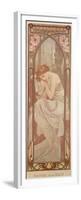 The Times of the Day: Night's Rest, 1899-Alphonse Mucha-Framed Premium Giclee Print