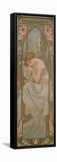 The Times of the Day: Night's Rest, 1899-Alphonse Mucha-Framed Stretched Canvas