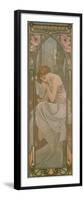 The Times of the Day: Night's Rest, 1899-Alphonse Mucha-Framed Giclee Print