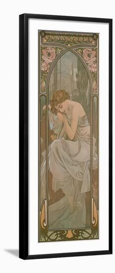 The Times of the Day: Night's Rest, 1899-Alphonse Mucha-Framed Giclee Print