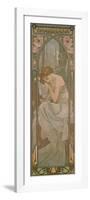 The Times of the Day: Night's Rest, 1899-Alphonse Mucha-Framed Premium Giclee Print