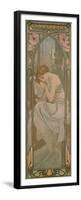 The Times of the Day: Night's Rest, 1899-Alphonse Mucha-Framed Premium Giclee Print