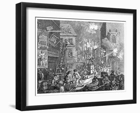 The Times, Plate I, C1762-William Hogarth-Framed Giclee Print