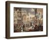 The Times, Plate I, Illustration from 'Hogarth Restored: the Whole Works of the Celebrated…-William Hogarth-Framed Giclee Print