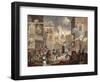 The Times, Plate I, Illustration from 'Hogarth Restored: the Whole Works of the Celebrated…-William Hogarth-Framed Giclee Print