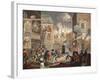 The Times, Plate I, Illustration from 'Hogarth Restored: the Whole Works of the Celebrated…-William Hogarth-Framed Giclee Print