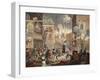 The Times, Plate I, Illustration from 'Hogarth Restored: the Whole Works of the Celebrated…-William Hogarth-Framed Giclee Print