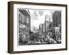 The Times, Plate II, C1762-William Hogarth-Framed Giclee Print