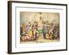 The Times, Probably 1783, Hand-Colored Etching, Rosenwald Collection-Thomas Rowlandson-Framed Giclee Print