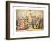 The Times, Probably 1783, Hand-Colored Etching, Rosenwald Collection-Thomas Rowlandson-Framed Giclee Print