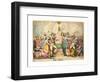 The Times, Probably 1783, Hand-Colored Etching, Rosenwald Collection-Thomas Rowlandson-Framed Giclee Print