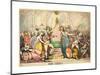 The Times, Probably 1783, Hand-Colored Etching, Rosenwald Collection-Thomas Rowlandson-Mounted Giclee Print