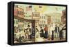 The Times, Pub. by H.R. Robertson, New York, 1837-Edward Williams Clay-Framed Stretched Canvas