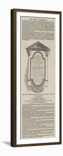 The Times Testimonial-null-Framed Premium Giclee Print