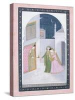 The Timid Bride, Kangra, C.1820-null-Stretched Canvas