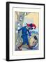 The Tin Man and Scarecrow-John R. Neill-Framed Art Print