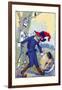 The Tin Man and Scarecrow-John R. Neill-Framed Art Print