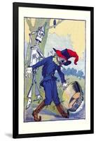 The Tin Man and Scarecrow-John R. Neill-Framed Art Print