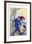 The Tin Man and Scarecrow-John R. Neill-Framed Art Print