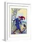 The Tin Man and Scarecrow-John R. Neill-Framed Art Print