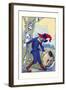 The Tin Man and Scarecrow-John R. Neill-Framed Art Print