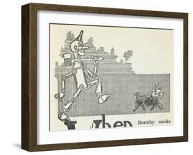 The Tin Woodman, and Toto the Dog-William Denslow-Framed Giclee Print