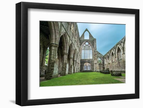 The Tintern Abbey Church, First Cistercian Foundation in Wales, Dating Back to A.D. 1131-matthi-Framed Photographic Print