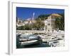 The Tiny Inner Harbour, Hvar Town, Croatia-Michael Short-Framed Photographic Print