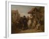 The Tired Soldier Resting at a Roadside Well-Frederick Goodall-Framed Giclee Print