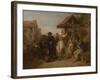 The Tired Soldier Resting at a Roadside Well-Frederick Goodall-Framed Giclee Print