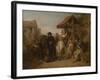 The Tired Soldier Resting at a Roadside Well-Frederick Goodall-Framed Giclee Print