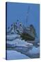 The Titanic Collides with an Iceberg on the 28th Aprl 1912-English School-Stretched Canvas