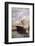 The Titanic Docked Before Her Disastrous Voyage-null-Framed Photographic Print