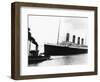 The Titanic in 1912 Proir to Maiden Voyage Brochure-null-Framed Photographic Print