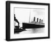 The Titanic in 1912 Proir to Maiden Voyage Brochure-null-Framed Photographic Print