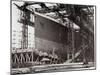 The Titanic in Belfast Dock, 1911-null-Mounted Giclee Print