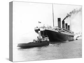 The Titanic Leaving Belfast Ireland for Southampton England for Its Maiden Voyage New York Usa-Harland & Wolff-Stretched Canvas