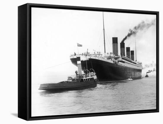 The Titanic Leaving Belfast Ireland for Southampton England for Its Maiden Voyage New York Usa-Harland & Wolff-Framed Stretched Canvas