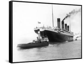 The Titanic Leaving Belfast Ireland for Southampton England for Its Maiden Voyage New York Usa-Harland & Wolff-Framed Stretched Canvas