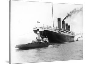 The Titanic Leaving Belfast Ireland for Southampton England for Its Maiden Voyage New York Usa-Harland & Wolff-Stretched Canvas